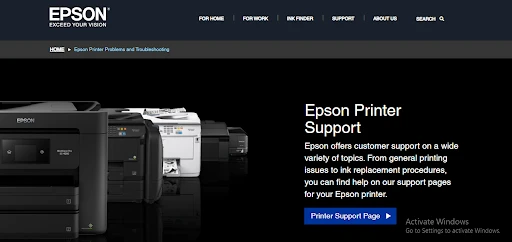 Epson customer support
