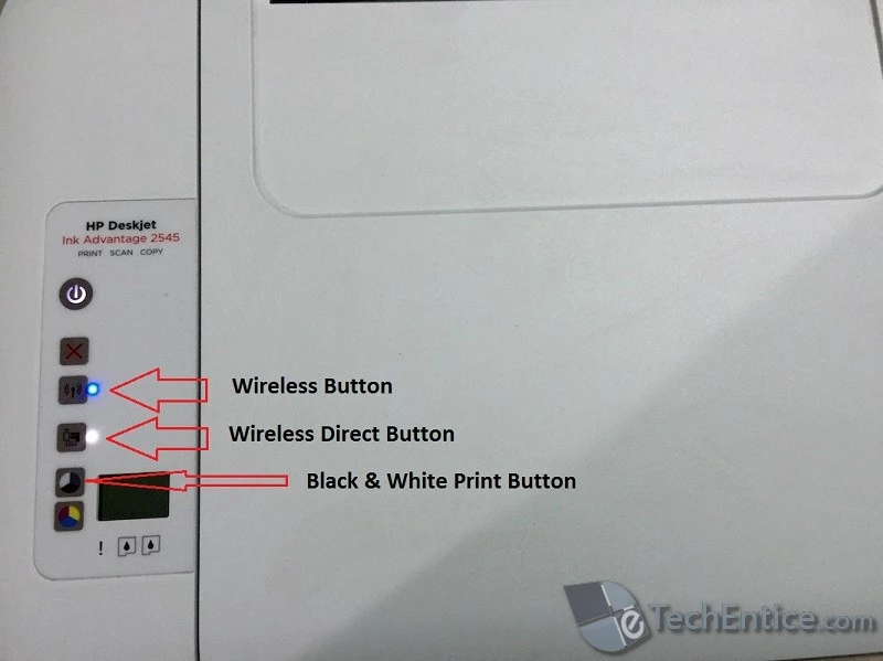Find The “Wireless Direct” Button